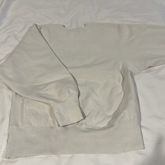 Vintage Champion Reverse Weave White Red MINNESOTA Pullover Crewneck Sweatshirt - Picture 2 of 10